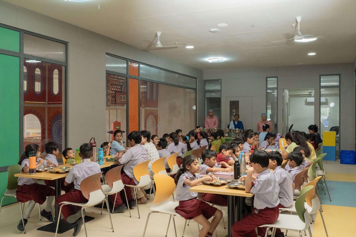 The school dining hall