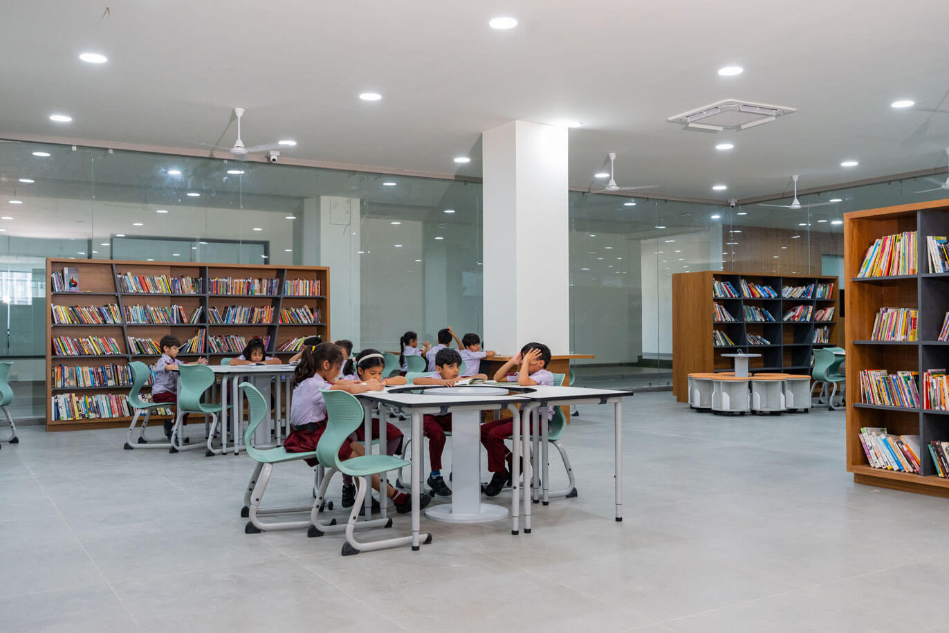The school library
